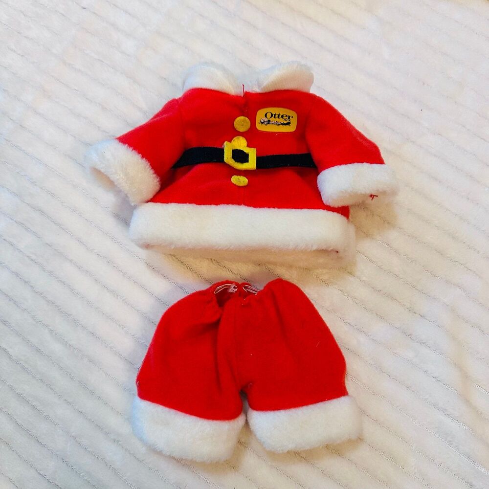 OLLIE the Otter Otter Box Mascot SANTA OUTFIT